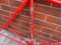 Cadre de course en acier des années 1980 pour vélo de route Gudereit taille 57 cm