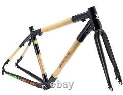 Cadre de vélo EcoCross en bambou avec fourche gratuite par Greenstar Bikes