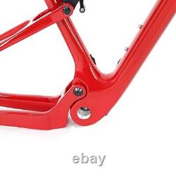 Cadre de vélo de montagne tout suspendu en fibre de carbone 27,5/29 pouces avec essieu traversant 14812mm