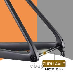 Cadre de vélo de route en carbone AIRWOLF entièrement dissimulé Superlight Bicycle 950g