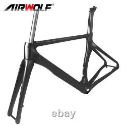 Cadre de vélo de route en fibre de carbone Ensemble de cadre de vélo de course 46/48/50/52/54cm 70028C