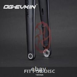 Fourche Gravel en carbone OG-EVKIN FK008 Disc 12x100 pour cadre de vélo de route avec câble caché