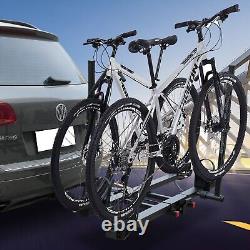 Porte-vélos pliable VILOBOS 2 pour vélo arrière avec attelage pour voiture porte-vélos SUV 2 récepteur
