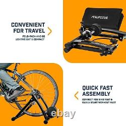 Support d'entraînement pour vélo magnétique en acier inoxydable portable Alpcour
