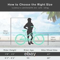 Vélo Cruiser de plage pour dame urbaine