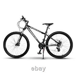 Vélo de montagne FORAKER 300, cadre en aluminium, freins à disque, 21 vitesses, noir.