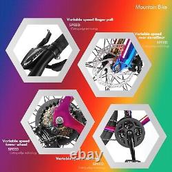 Vélo de montagne à suspension intégrale 27,5 pouces avec roues de 21 vitesses Vélo Shimano pour hommes