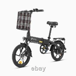 Vélo électrique pliable DYU 16 pour adultes et adolescents, 15,5MPH 350W 36V/7,8AH, Commuter