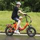 Vélo électrique Pliant Axiniu City Ebike 750w Pour Adulte 16 Pneus Gras 36v Plage
